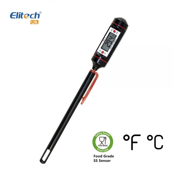 elitech wt 1b thermometer portable pen style digital instant read thermo meter 440671