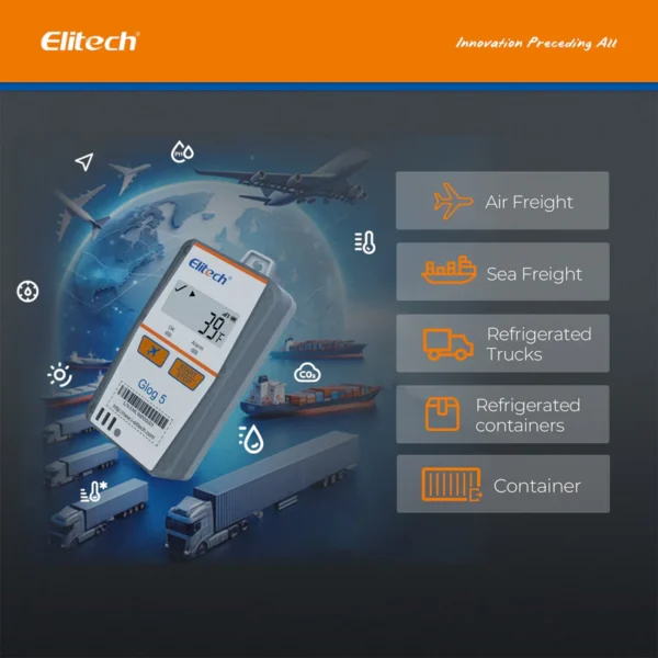 elitech iot temperature data logger 4g single use shadow data 3 times accidental touch auto flight mode lightshocklocation pdfcsv report 32000 points 30days glo 372503 800x800