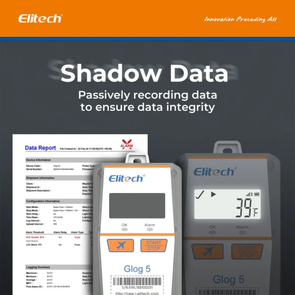 elitech iot temperature data logger 4g single use shadow data 3 times accidental touch auto flight mode lightshocklocation pdfcsv report 32000 points 30days glo 591500 800x800