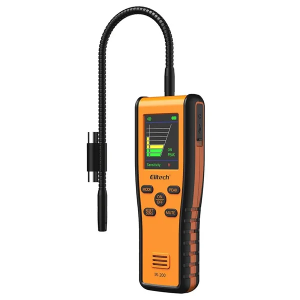 elitech ir 200 infrared heated diode refrigerant leak detector for air conditioner and automotive repairelitech technology inc 574133 800x800