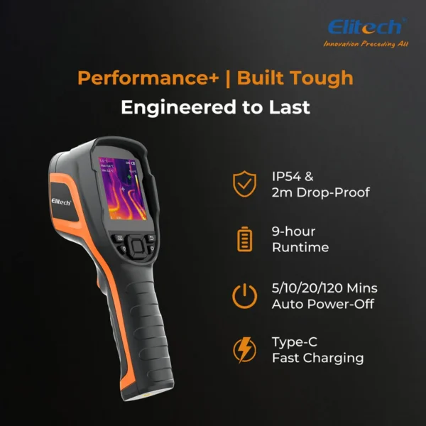 pre order elitech tic 210 handheld thermal imaging camera infrared thermal imager with 256192 ir resolution real time video recording emissivity temp alarm sett 901349 800x800