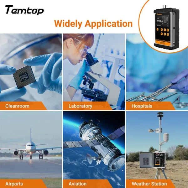 temtop pmd331 particle counter 7 channels 03mm 05mm 07mm 1mm 25mm 5mm 10mm particle size usbrs232 port connectiontemtop 661647